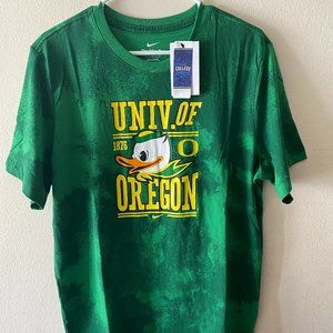 Nike Men's University Of Oregon Ducks Green T-Shirt DR7261-377 Green Yellow